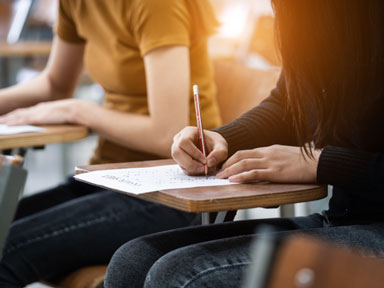 Prüfungssituation in der Schule